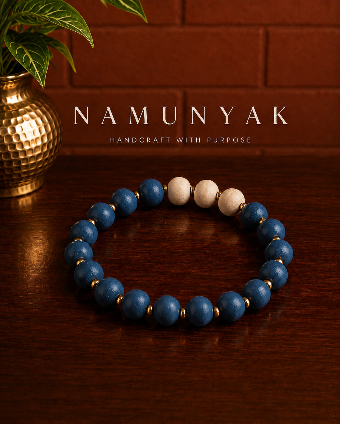 Bahari Clay Bead Bracelet (Large)